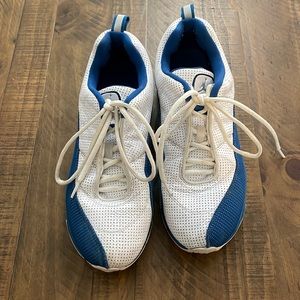 Blue and White Jordan’s Size 8.5